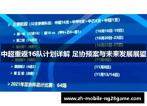 中超重返16队计划详解 足协预案与未来发展展望